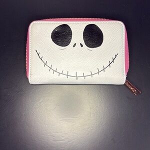 Disney Loungefly Nightmare Before Christmas Jack Black and Pink Heart
Wallet